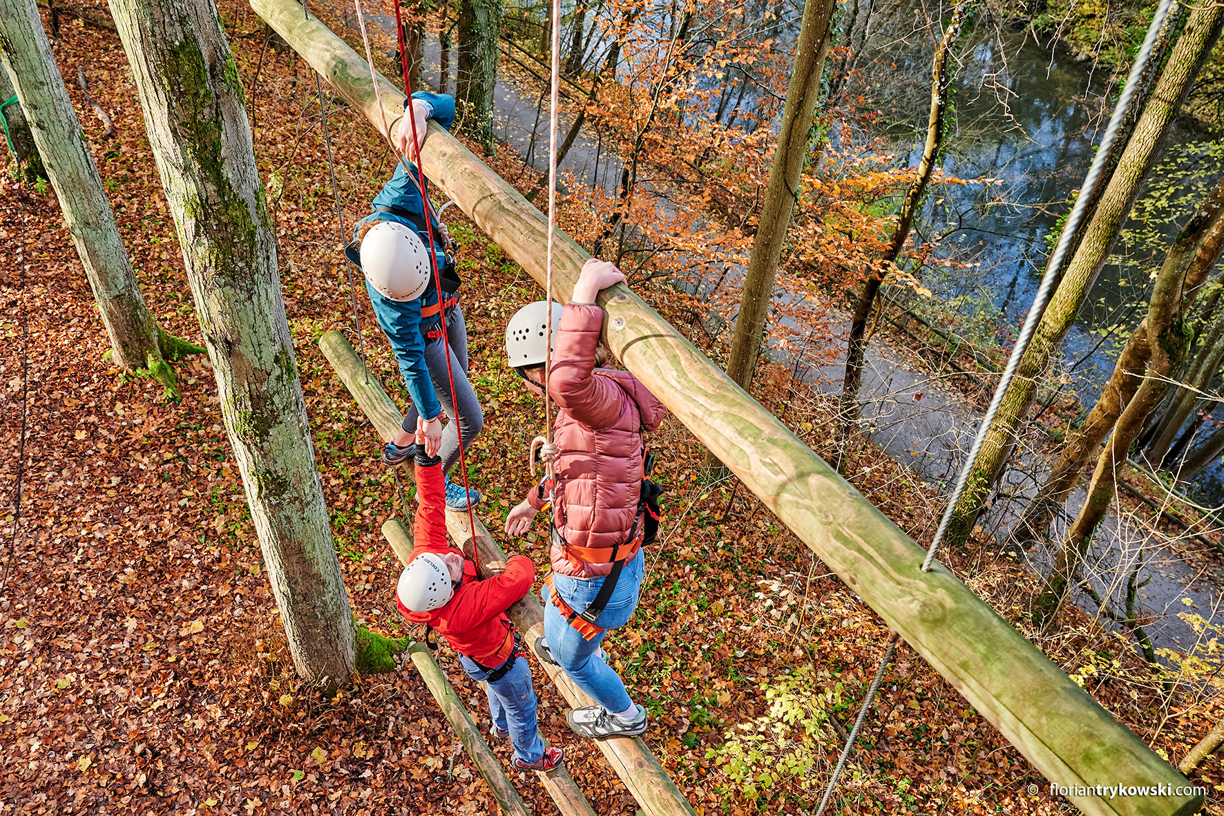 Team-Hochseilgarten